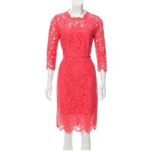 Rachel Zoe Pink Lace Backless Dress Size 6